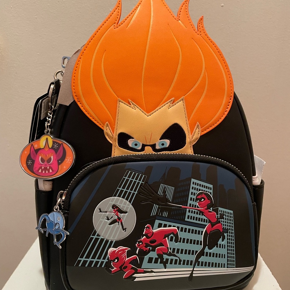 Loungefly Incredibles Syndrome Mini Backpack NWT 707 Street Exclusive